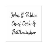 Jan Publiek, Aanpasbaar naar elke naam of tekst Zelfinktende Stempel (Design)