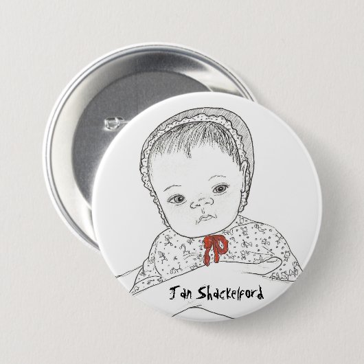 Jan Shackelford Baby Button #05 (Voorkant /achterkant)
