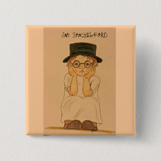 Jan Shackelford Button Pin John van PETER PAN