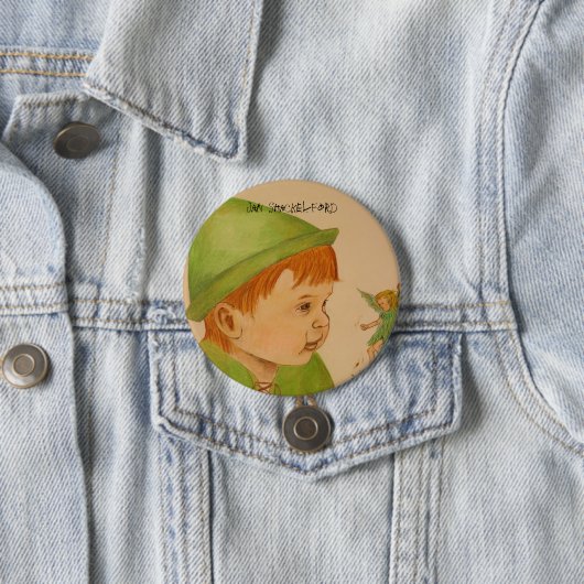 Jan Shackelford Button Pin Peter Pan (In situ)