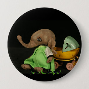 Jan Shackelford Elephant Button Mumfie