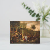 Jan Steen - Een dorpsbruiloft Briefkaart (Staand voorkant)