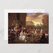 Jan Steen- Garden Party Briefkaart (Voorkant / Achterkant)