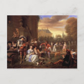 Jan Steen- Garden Party Briefkaart (Voorkant)