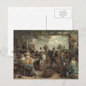 Jan Steen, het dansende echtpaar Briefkaart (Voorkant / Achterkant)