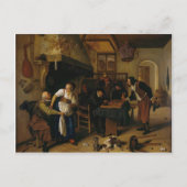 Jan Steen- op de Tavern Briefkaart (Voorkant)