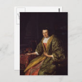 Jan Steen-Portret van Geertruy Gael Briefkaart (Voorkant / Achterkant)