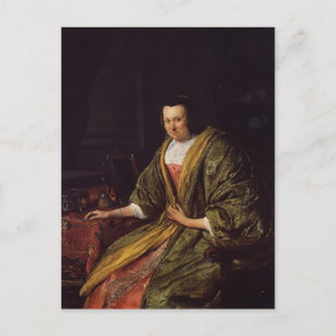 Jan Steen-Portret van Geertruy Gael Briefkaart