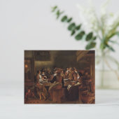 Jan Steen- Twaalfde nacht Briefkaart (Staand voorkant)