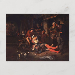 Jan Steen-Wine is een Mocker Briefkaart