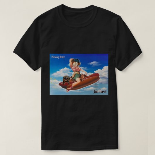 Jan Terri Hotdog baby! Jan Terri T-shirt (Design voorkant)