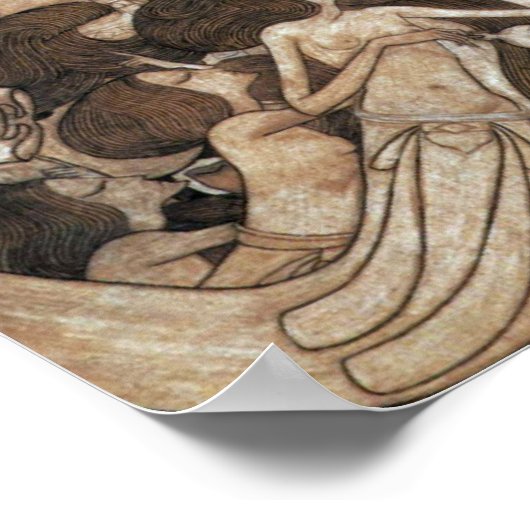 Jan Toorop the Three Brides Art Poster (Hoek)