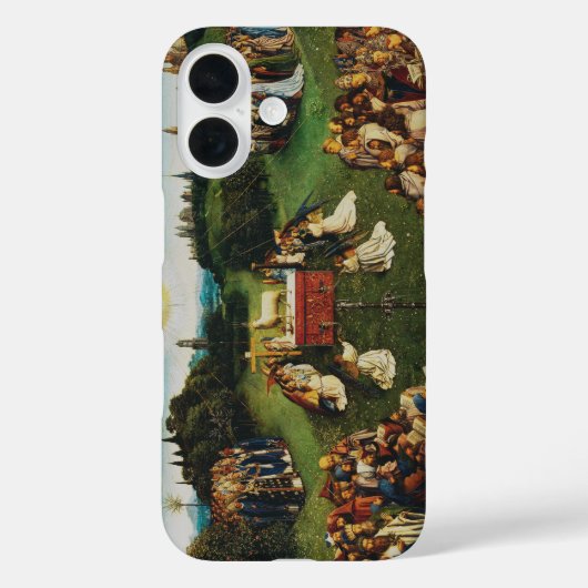 Jan van Eyck Aanbidding van het Lam Gods Kunst Case-Mate iPhone Case (Achterkant)