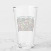 Jan van Eyck Aanbidding van het Lam Gods Kunst Glas (Achterkant)