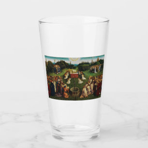 Jan van Eyck Aanbidding van het Lam Gods Kunst Glas