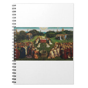 Jan van Eyck Aanbidding van het Lam Gods Kunst Notitieboek