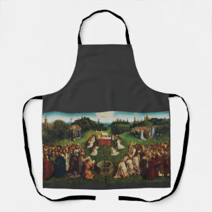 Jan van Eyck Aanbidding van het Lam Gods Kunst Schort