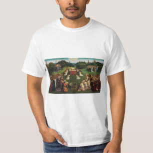 Jan van Eyck Aanbidding van het Lam Gods Kunst T-shirt