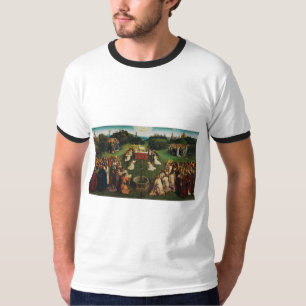 Jan van Eyck Aanbidding van het Lam Gods Kunst T-shirt