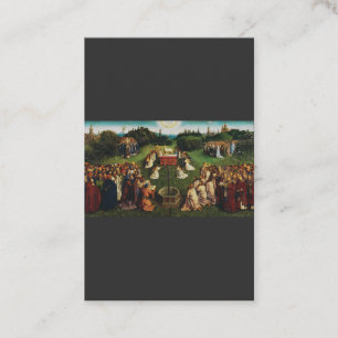Jan van Eyck Aanbidding van het Lam Gods Kunst Visitekaartje