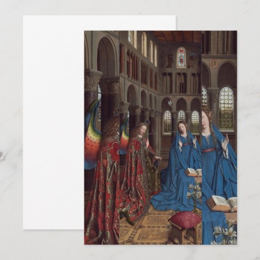 Jan van Eyck - aankondiging (Voorkant / Achterkant)