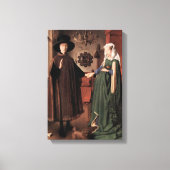Jan van Eyck - Arnolfini Bruiloft Canvas Afdruk (Voorkant)