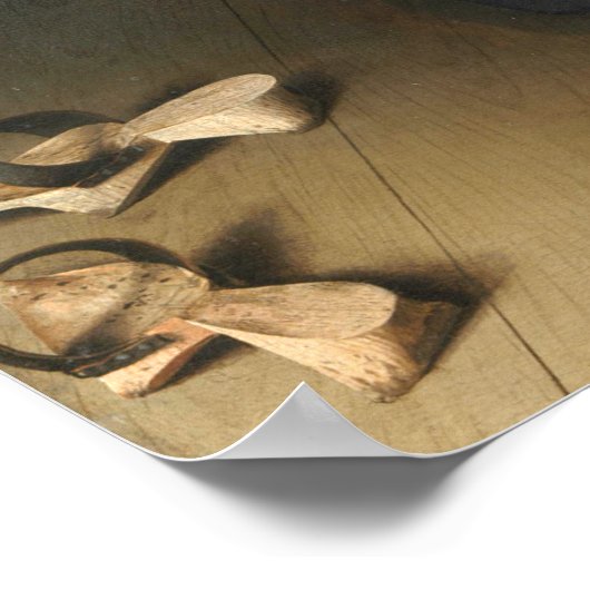 Jan van Eyck Arnolfini Portrait Poster (Hoek)