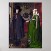JAN VAN EYCK - Arnolfini portret 1434 Poster (Voorkant)