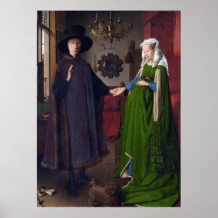 JAN VAN EYCK - Arnolfini portret 1434 Poster