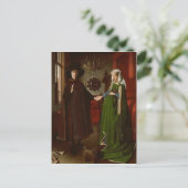 Jan van Eyck (ca. 1390-1441) The Arnolfini Portrai Briefkaart (Staand voorkant)