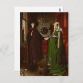 Jan van Eyck (ca. 1390-1441) The Arnolfini Portrai Briefkaart (Voorkant / Achterkant)
