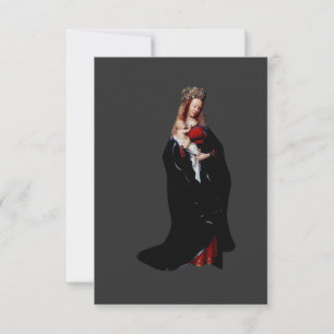 Jan van Eyck - De Madonna in de kerk Kunst Bedankkaart