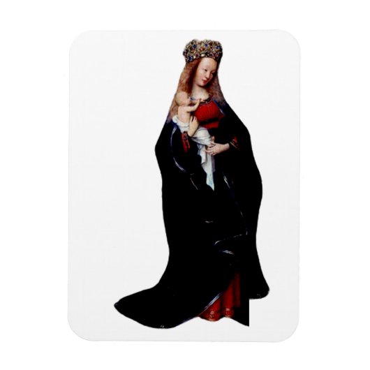 Jan van Eyck - De Madonna in de Kerk Kunst Magneet (Verticaal)