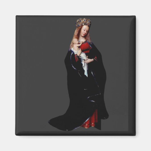 Jan van Eyck - De Madonna in de Kerk Kunst Magneet (Voorkant)