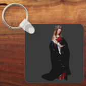 Jan van Eyck - De Madonna in de Kerk Kunst Sleutelhanger (Voorkant)