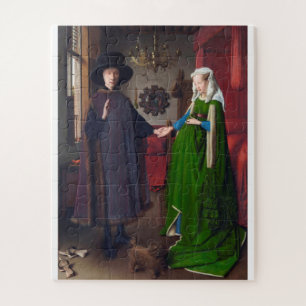 Jan Van Eyck - Giovanni Arnolfini en zijn bride Legpuzzel