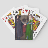 Jan Van Eyck - Giovanni Arnolfini en zijn bride Pokerkaarten (Achterkant)