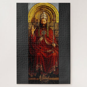 Jan van Eyck God de Vader op Troon Fijne Kunst Legpuzzel