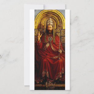 Jan van Eyck God de Vader op Troon Kunstwerk