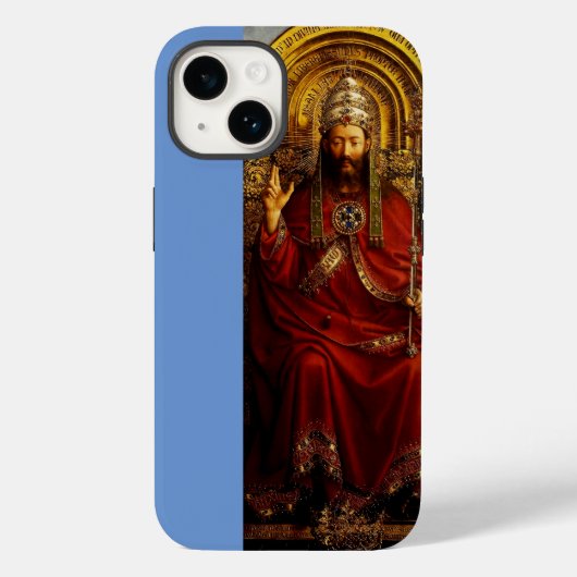 Jan van Eyck God de Vader op Troon Kunstwerk Case-Mate iPhone Case (Achterkant)