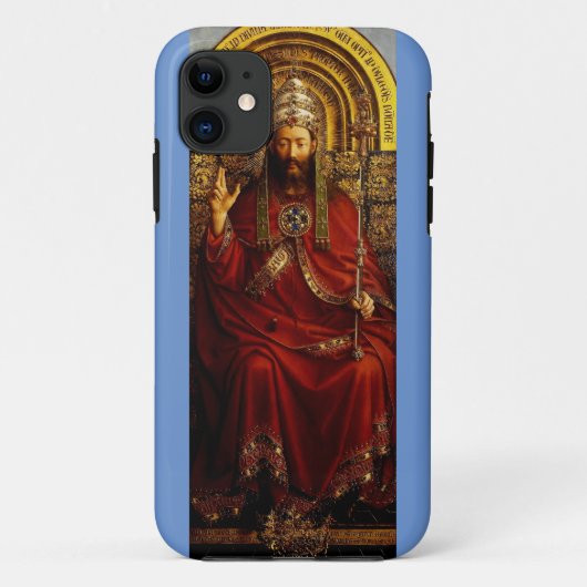 Jan van Eyck God de Vader op Troon Kunstwerk Case-Mate iPhone Case (Achterkant)