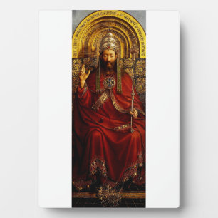 Jan van Eyck God de Vader op Troon Kunstwerk Fotoplaat