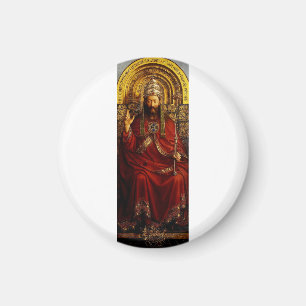 Jan van Eyck God de Vader op Troon Kunstwerk Magneet
