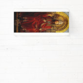 Jan van Eyck God de Vader op Troon Kunstwerk Spandoek (Insitu)