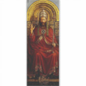 Jan van Eyck God de Vader op Troon Kunstwerk Sticker (Voorkant)