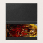 Jan van Eyck God de Vader op Troon Schone Kunst Kaart (Buitenkant ongevouwen)