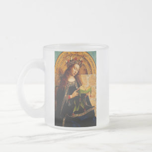 Jan van Eyck - Maagd Maria Kunstcollectie Matglas Koffiemok