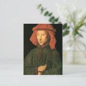 Jan van Eyck - Portret van Giovanni Arnolfini Briefkaart (Staand voorkant)