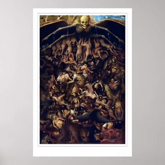 Jan Van Eyck Print Het Laatste Oordeel, Lager (Voorkant)