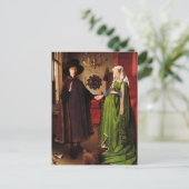 Jan Van Eyck Protrait of Giovannit Arnofini & Wife Briefkaart (Staand voorkant)